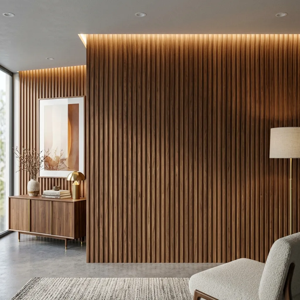 3D Textured Fluted Laminate Surface