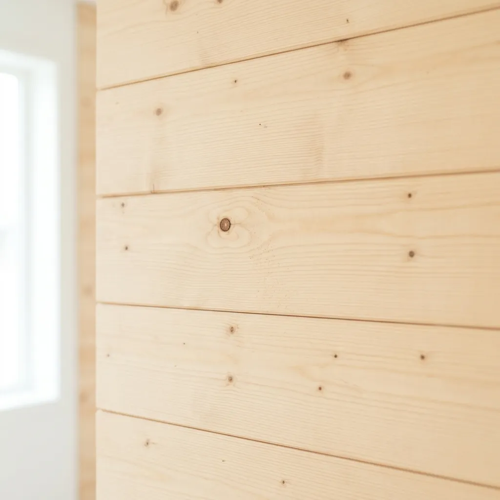 Warm Linear Wooden Ceiling Slats