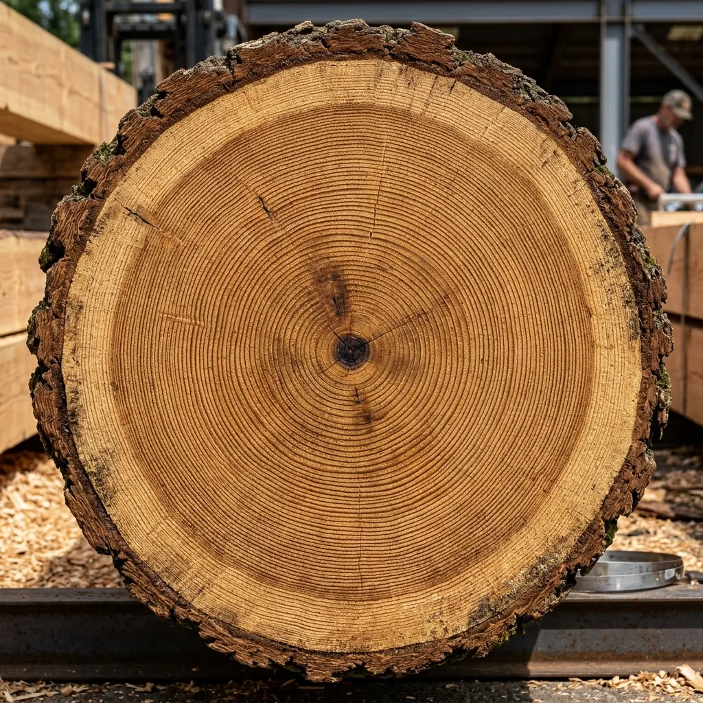 Structural Log Cross Section